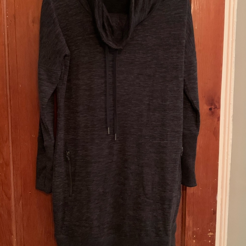 Athleta Cowl Neck Sweatshirt Dress